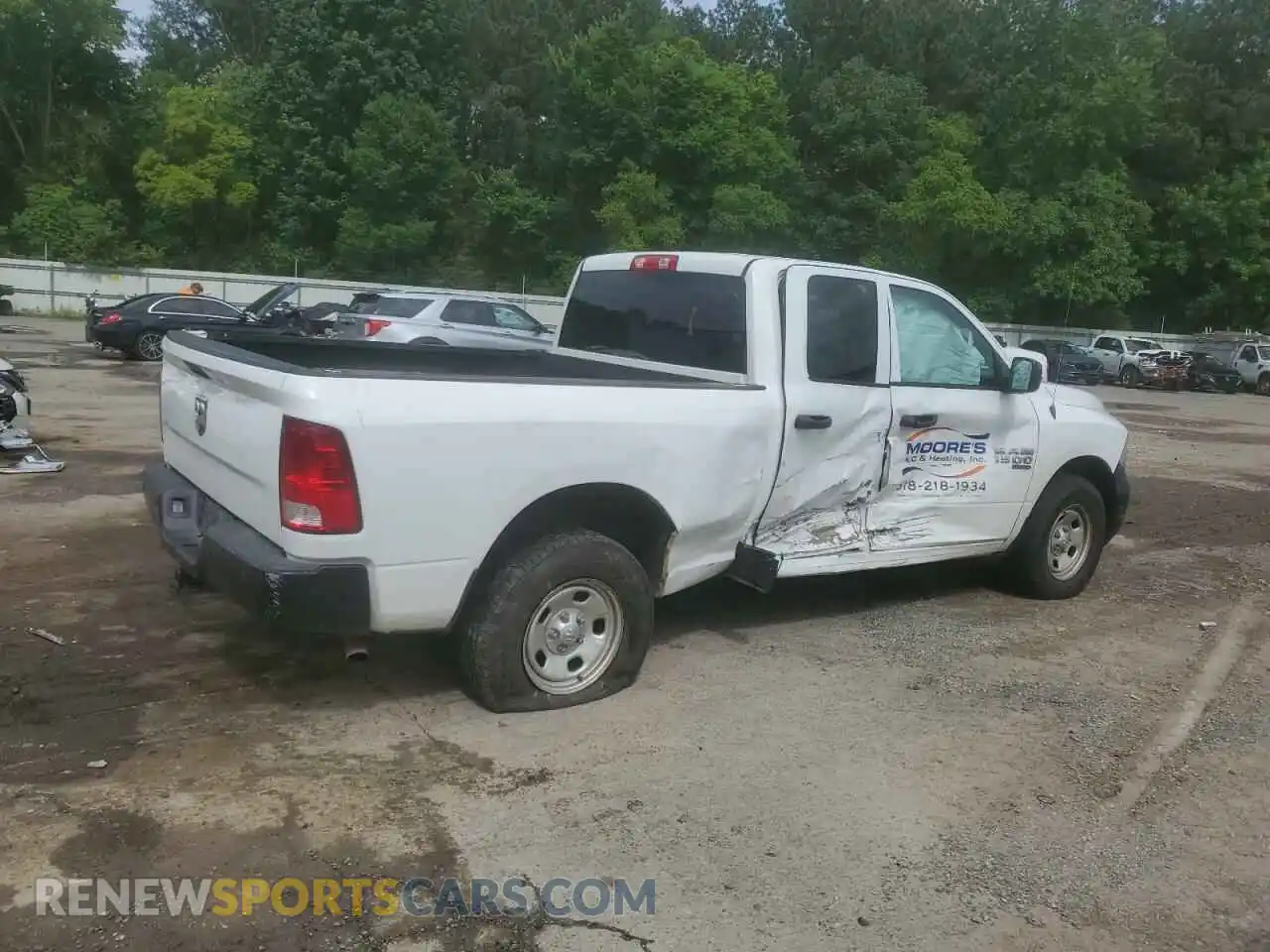 3 Photograph of a damaged car 1C6RR7FG7KS735423 RAM 1500 2019
