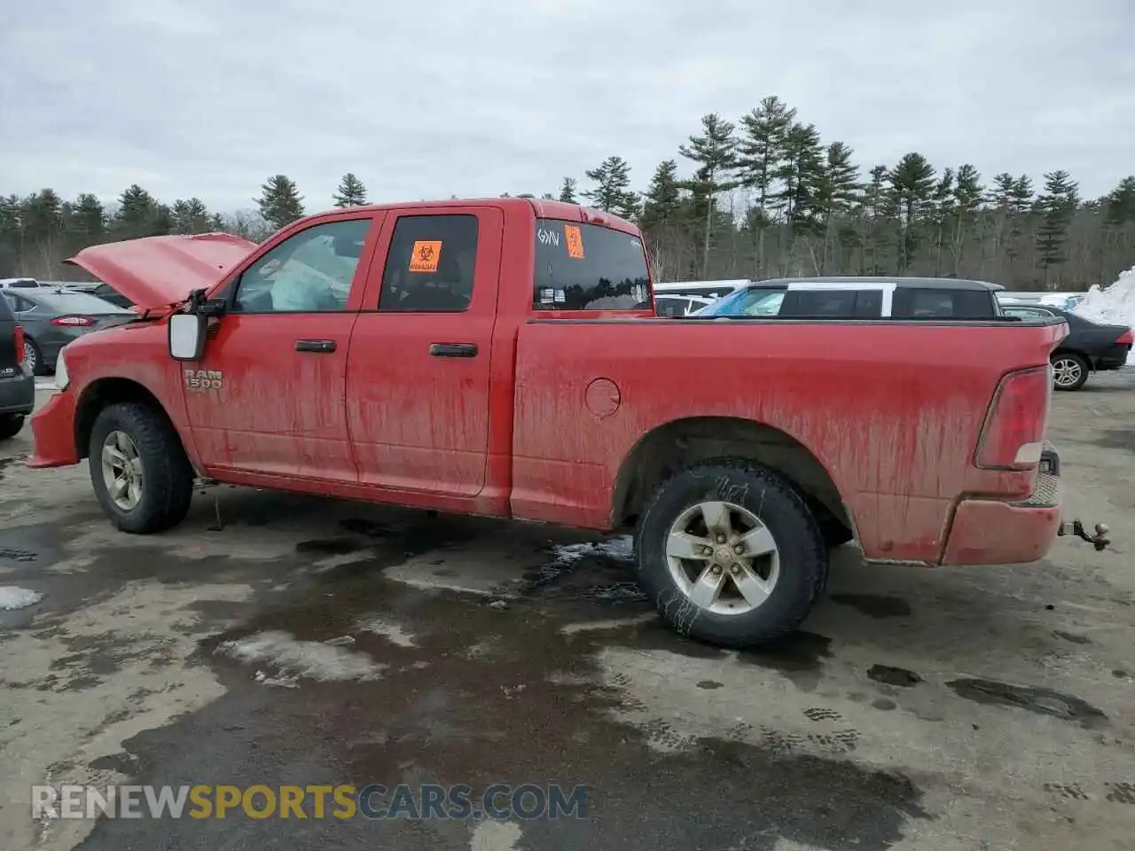 2 Photograph of a damaged car 1C6RR7FG8KS577643 RAM 1500 2019