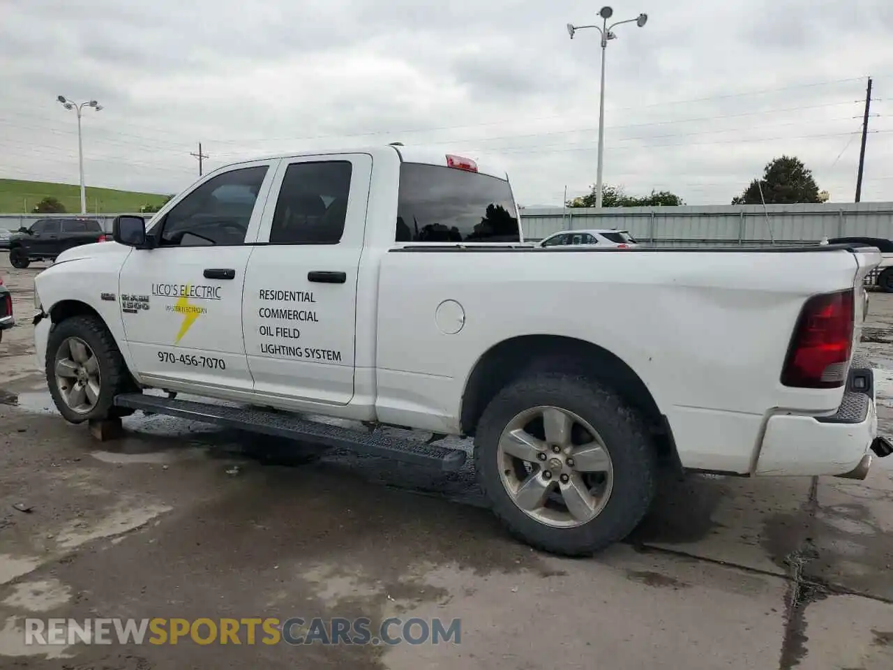2 Photograph of a damaged car 1C6RR7FT3KS543817 RAM 1500 2019
