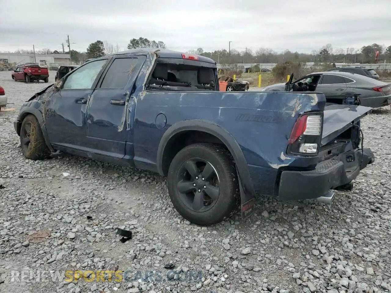 2 Photograph of a damaged car 1C6RR7GTXKS741597 RAM 1500 2019