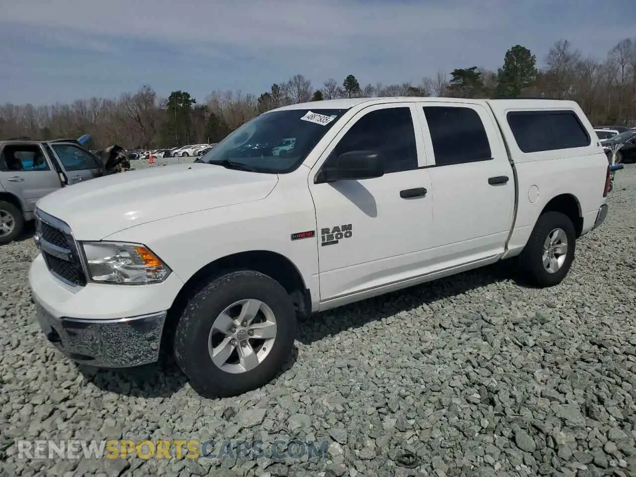 1 Photograph of a damaged car 1C6RR7KM3KS682179 RAM 1500 2019