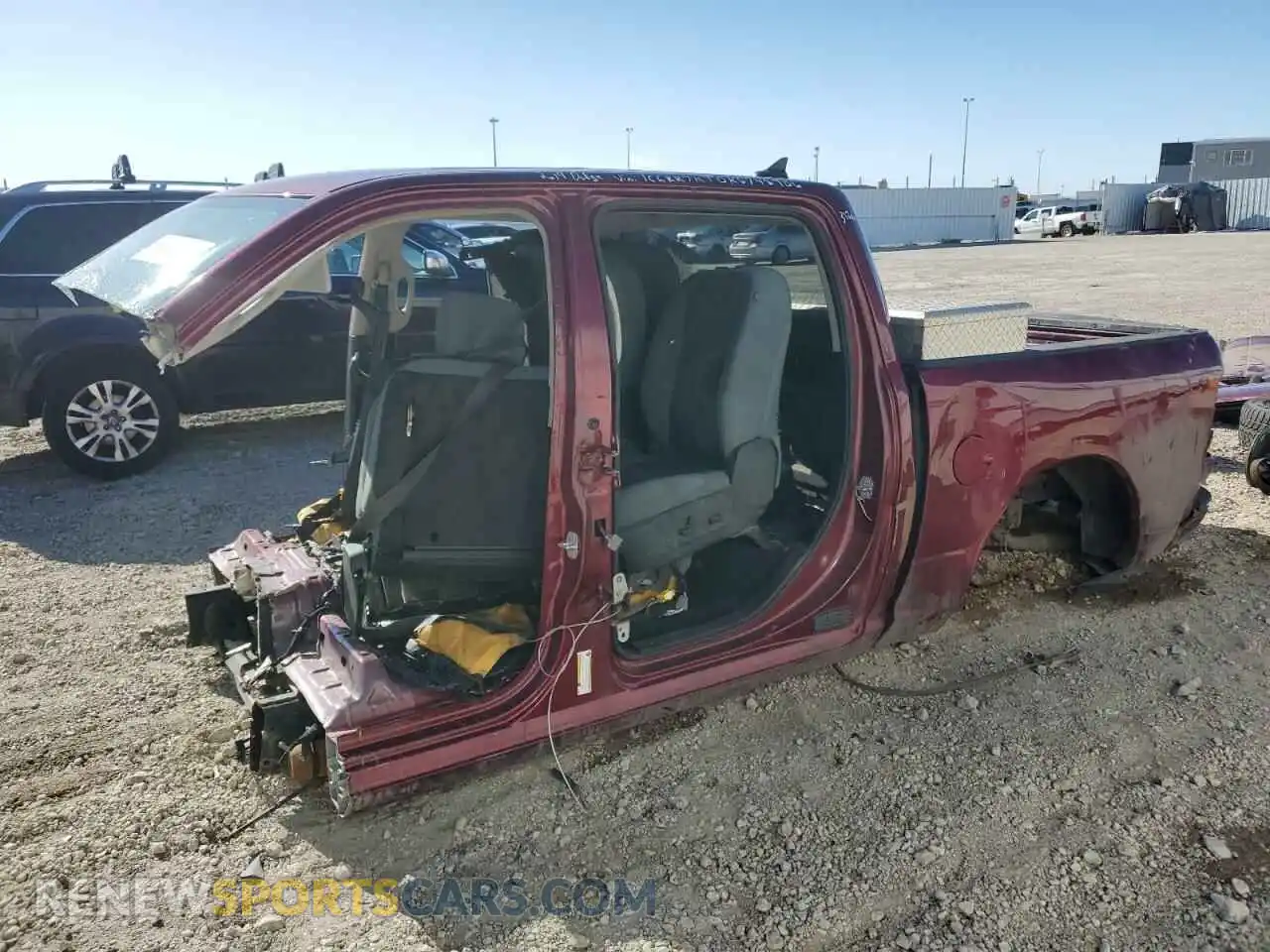 1 Photograph of a damaged car 1C6RR7KT0KS748906 RAM 1500 2019