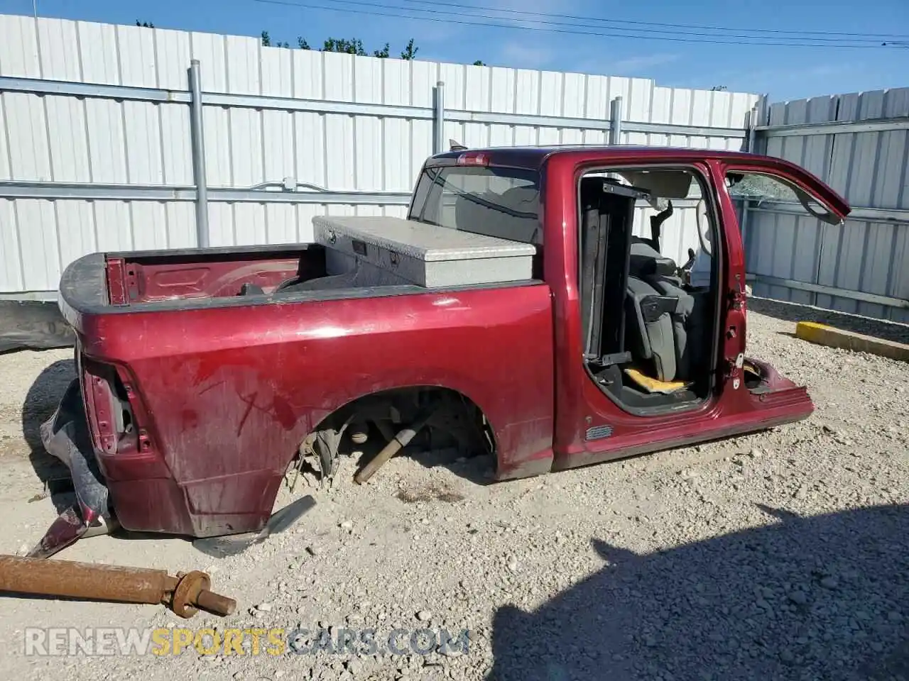 3 Photograph of a damaged car 1C6RR7KT0KS748906 RAM 1500 2019