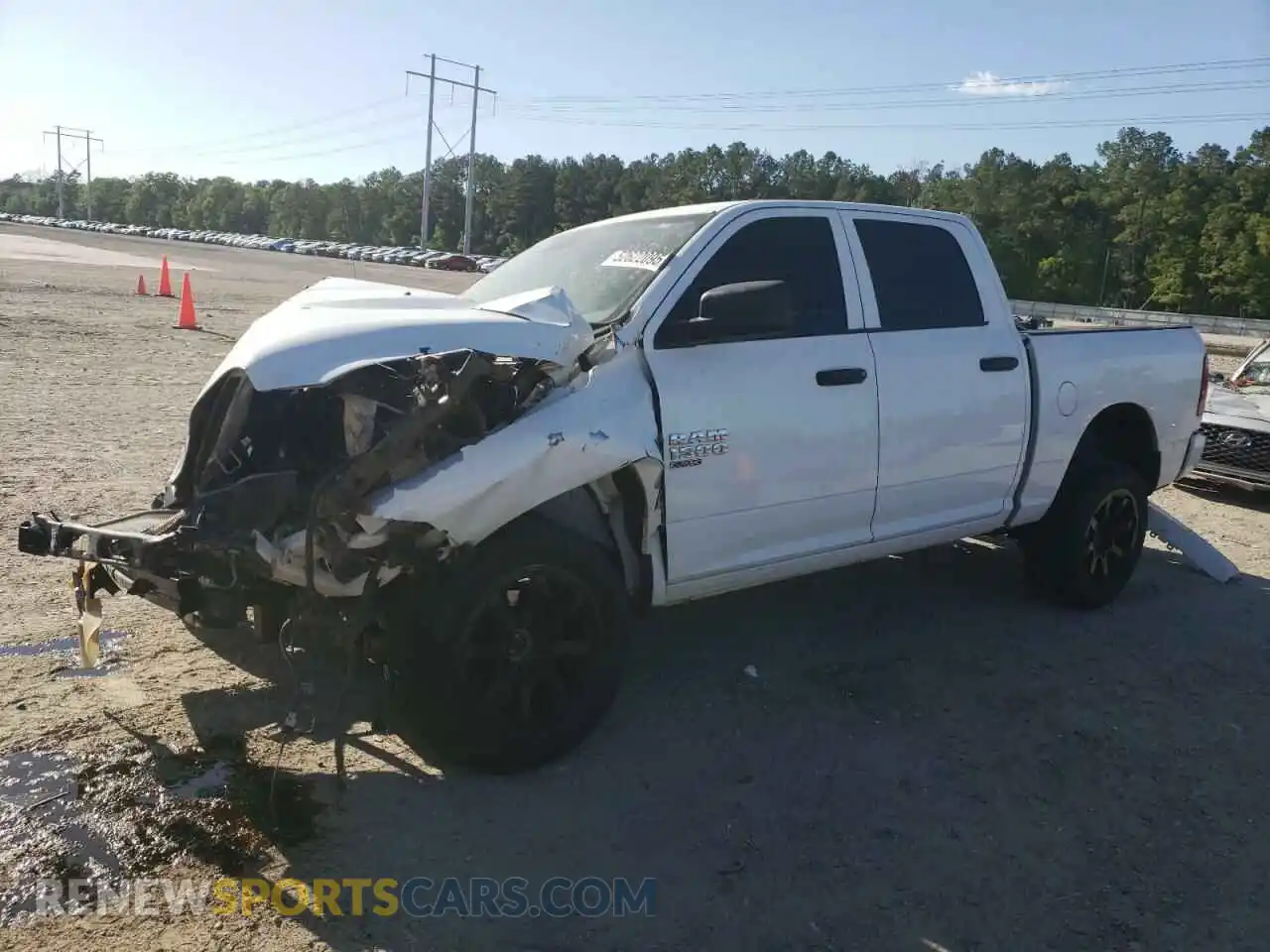 1 Photograph of a damaged car 1C6RR7KT3KS532774 RAM 1500 2019