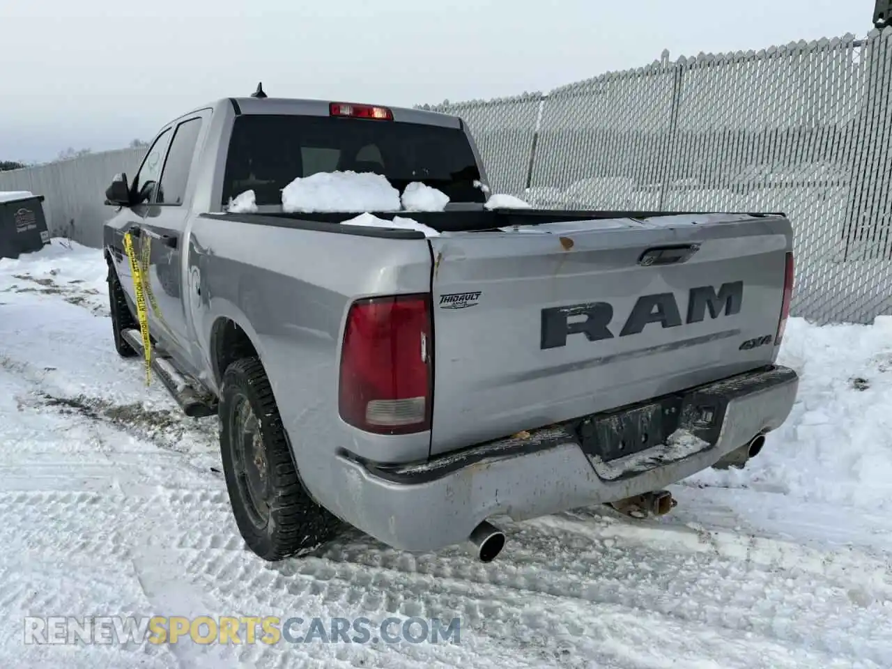 2 Photograph of a damaged car 1C6RR7KT6KS660099 RAM 1500 2019