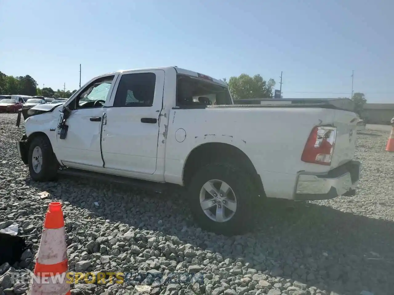 2 Photograph of a damaged car 1C6RR7KTXKS729666 RAM 1500 2019