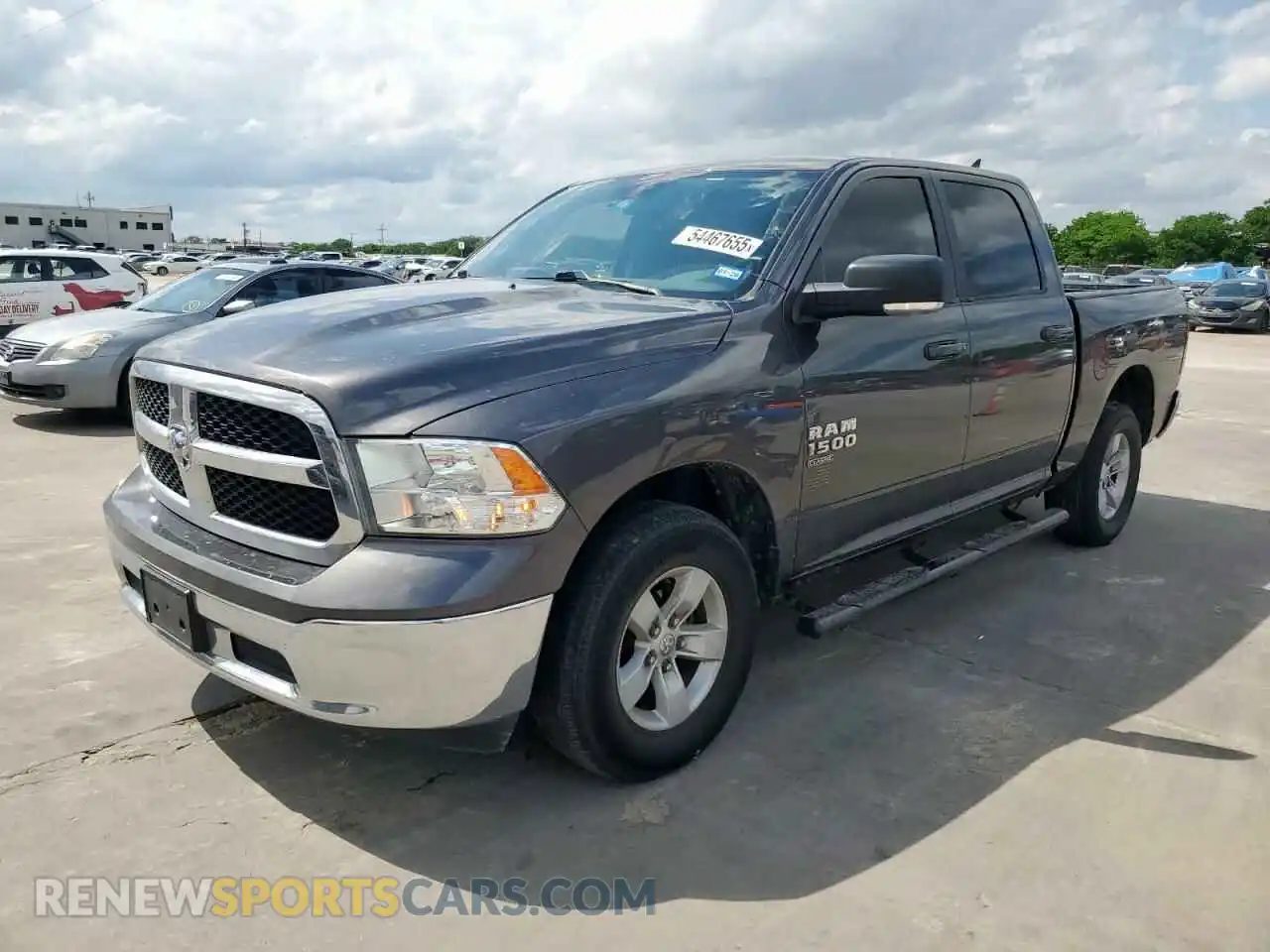 1 Photograph of a damaged car 1C6RR7LG2KS592661 RAM 1500 2019