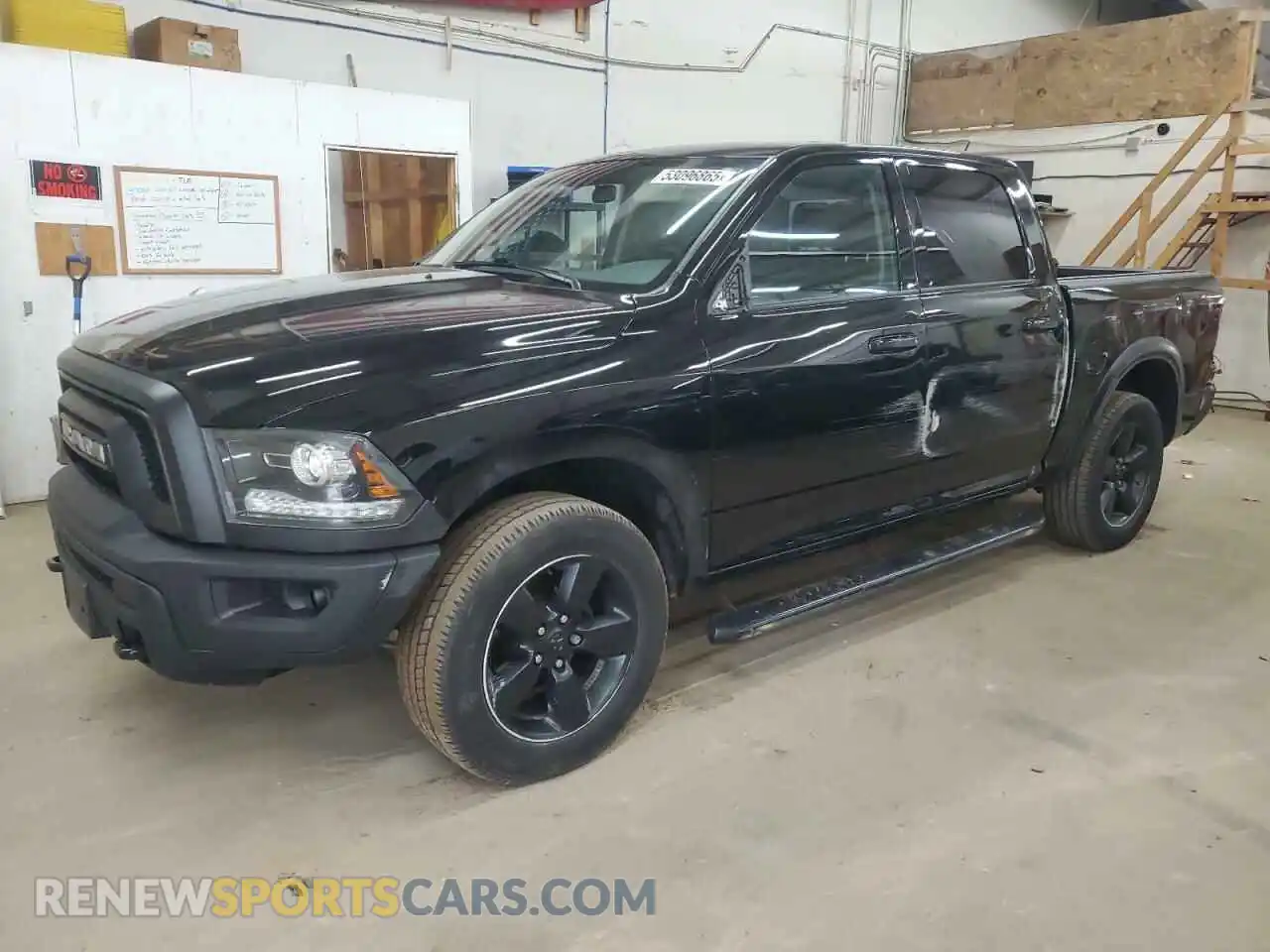 1 Photograph of a damaged car 1C6RR7LG7KS671534 RAM 1500 2019