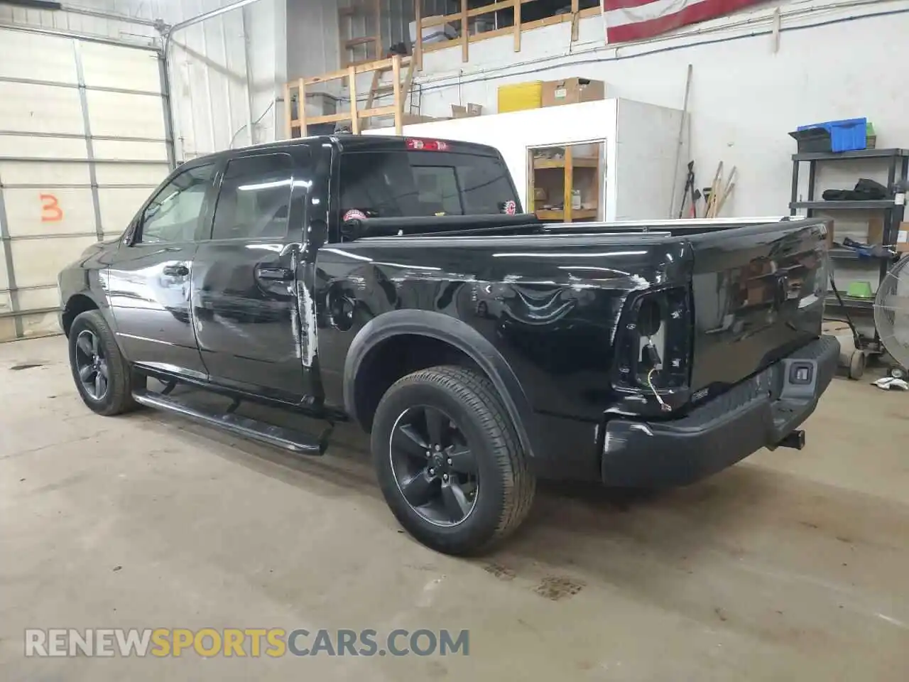 2 Photograph of a damaged car 1C6RR7LG7KS671534 RAM 1500 2019