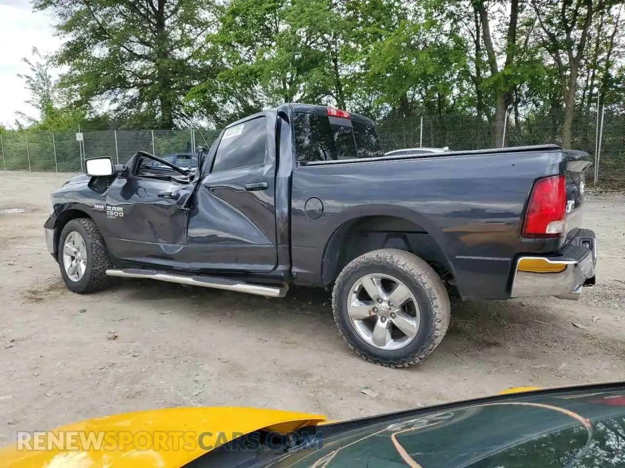 2 Photograph of a damaged car 1C6RR7LT1KS570373 RAM 1500 2019