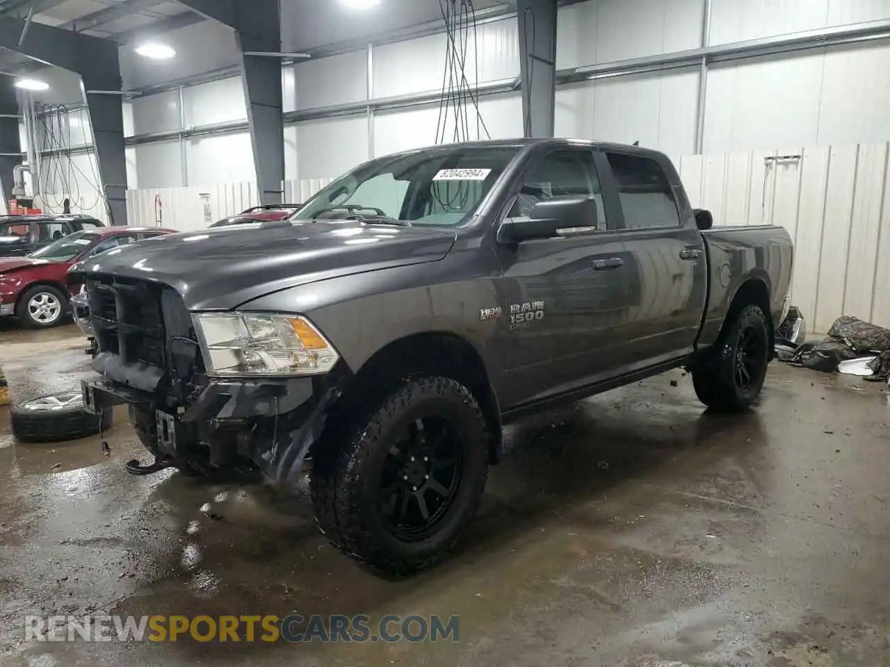 1 Photograph of a damaged car 1C6RR7LT2KS520291 RAM 1500 2019