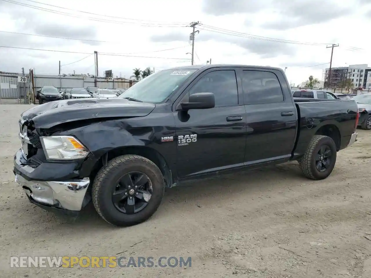1 Photograph of a damaged car 1C6RR7LT2KS527628 RAM 1500 2019