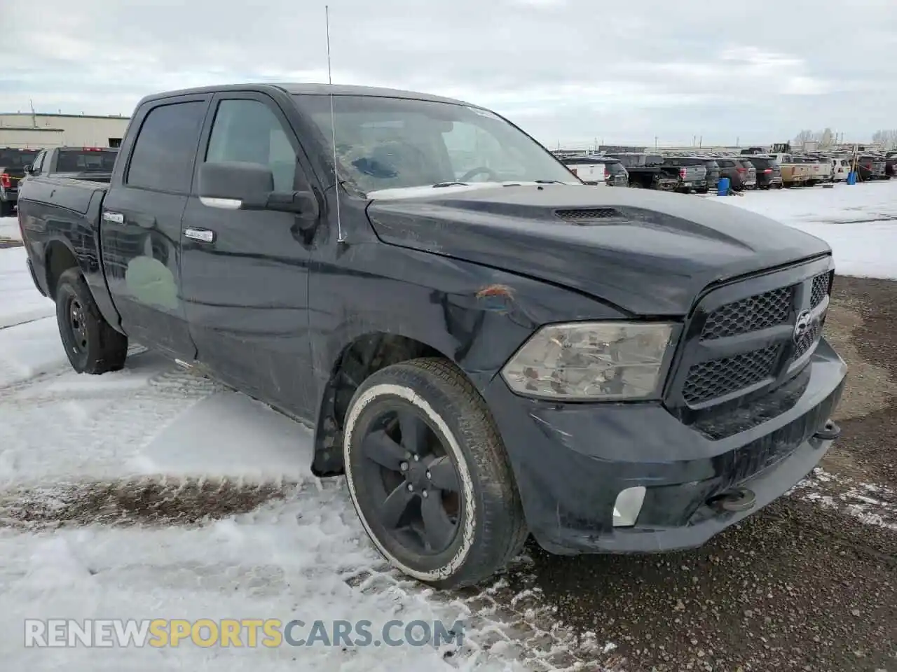 1 Photograph of a damaged car 1C6RR7LT3KS744346 RAM 1500 2019