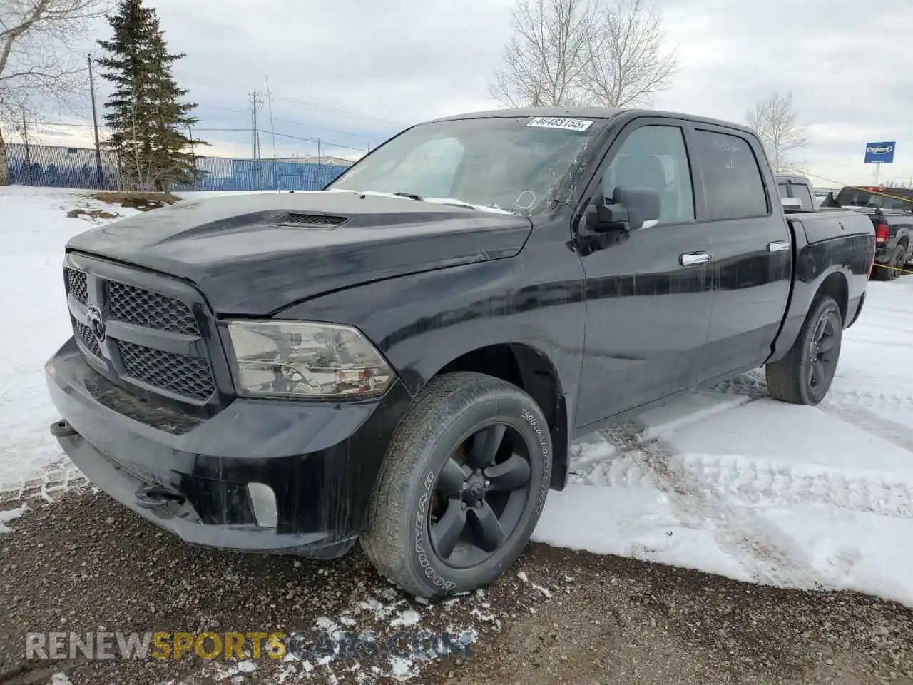 2 Photograph of a damaged car 1C6RR7LT3KS744346 RAM 1500 2019