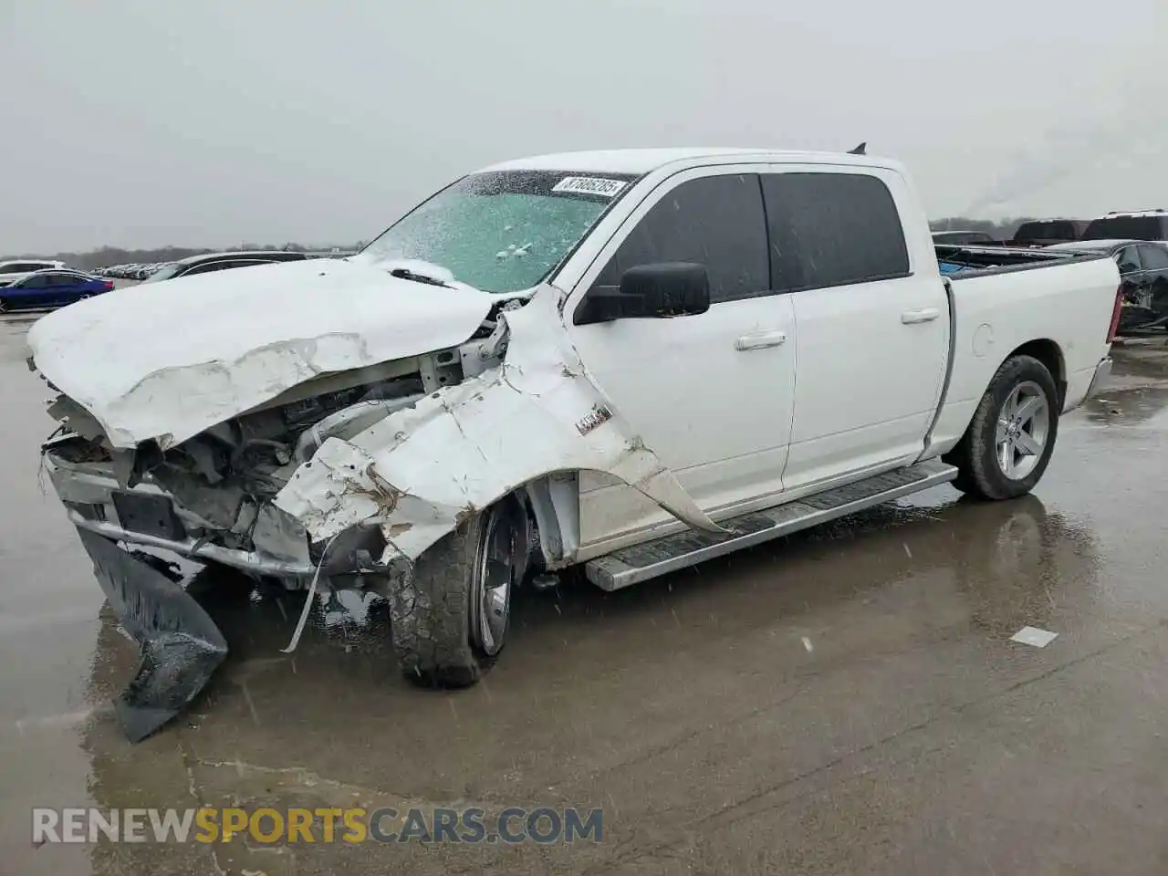 1 Photograph of a damaged car 1C6RR7LT7KS534641 RAM 1500 2019