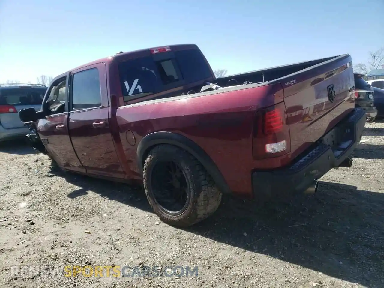 2 Photograph of a damaged car 1C6RR7LT8KS709852 RAM 1500 2019