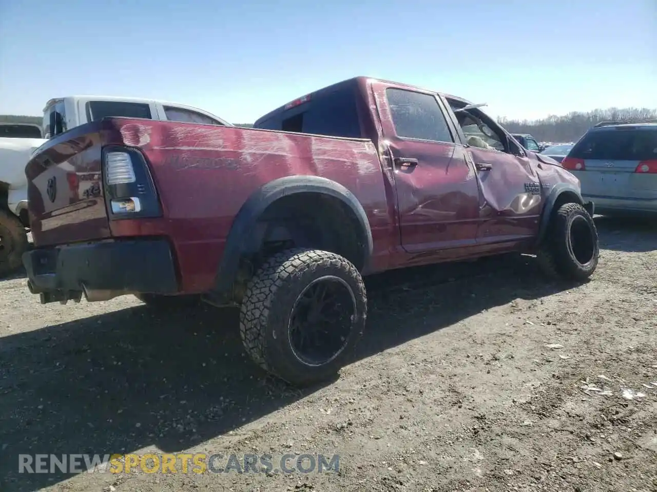 3 Photograph of a damaged car 1C6RR7LT8KS709852 RAM 1500 2019