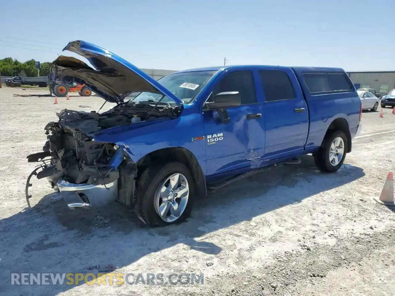 1 Photograph of a damaged car 1C6RR7SM2KS682027 RAM 1500 2019