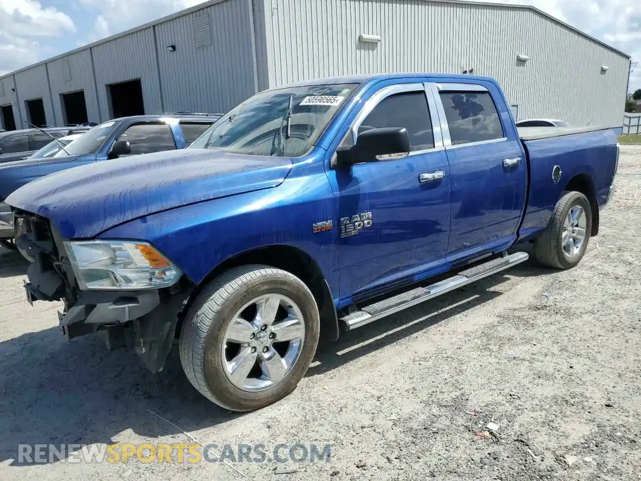 1 Photograph of a damaged car 1C6RR7TT0KS521875 RAM 1500 2019