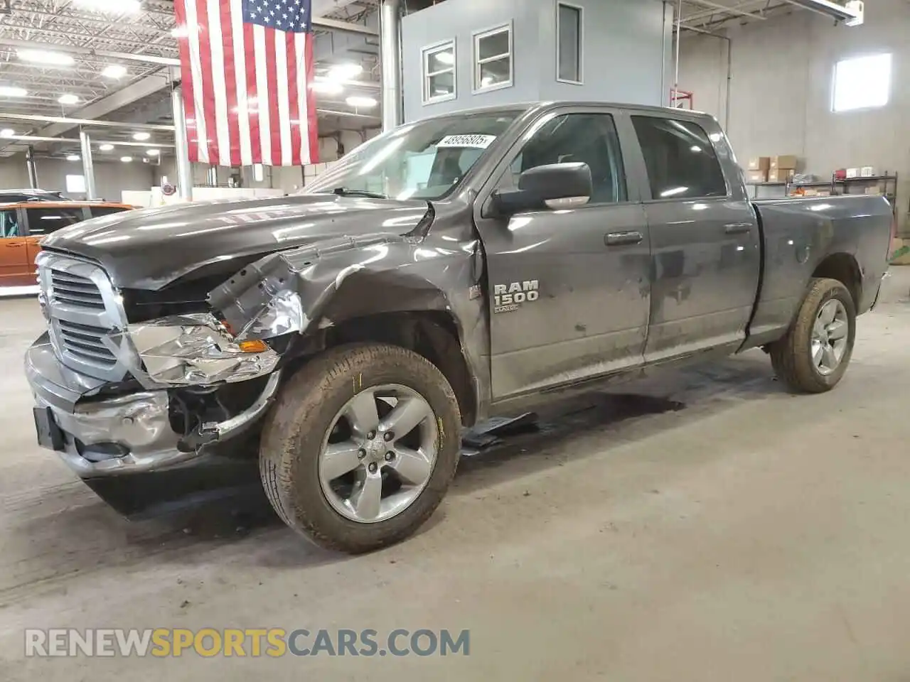 1 Photograph of a damaged car 1C6RR7TT2KS596335 RAM 1500 2019