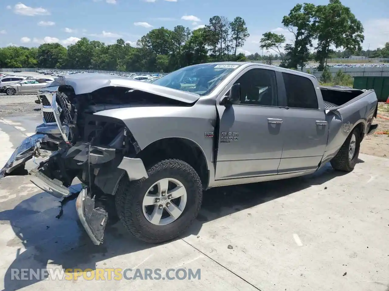 1 Photograph of a damaged car 1C6RR7TT6KS714855 RAM 1500 2019