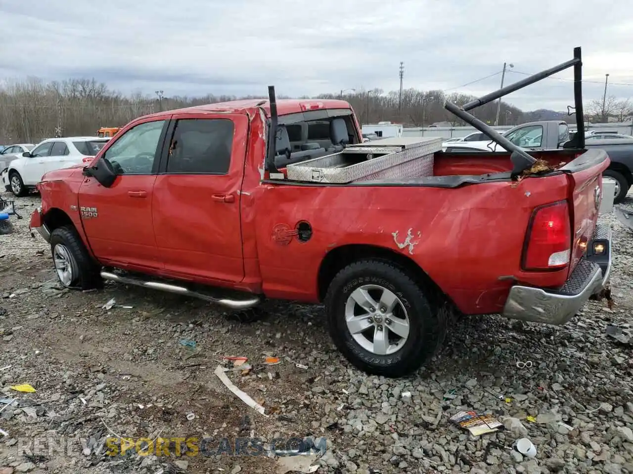 2 Photograph of a damaged car 1C6RR7TT7KS596699 RAM 1500 2019