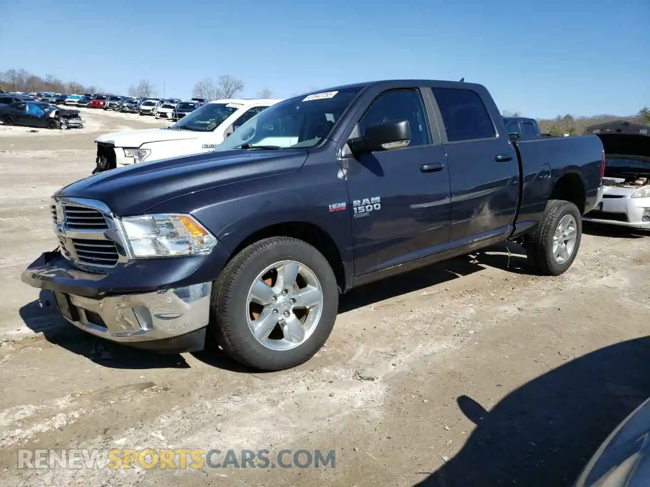 1 Photograph of a damaged car 1C6RR7TT9KS654778 RAM 1500 2019