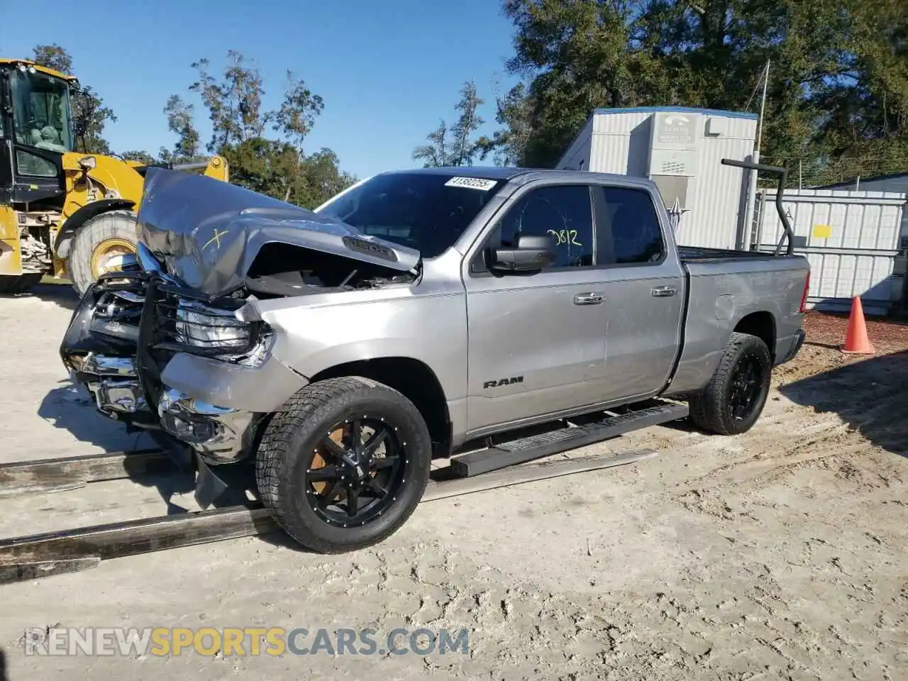 1 Photograph of a damaged car 1C6RREBG0KN792765 RAM 1500 2019
