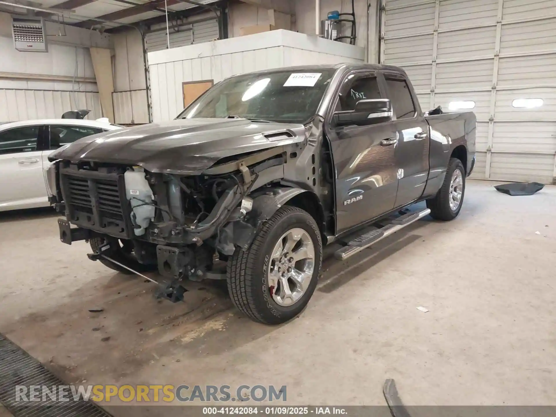 2 Photograph of a damaged car 1C6RREBT9KN617833 RAM 1500 2019