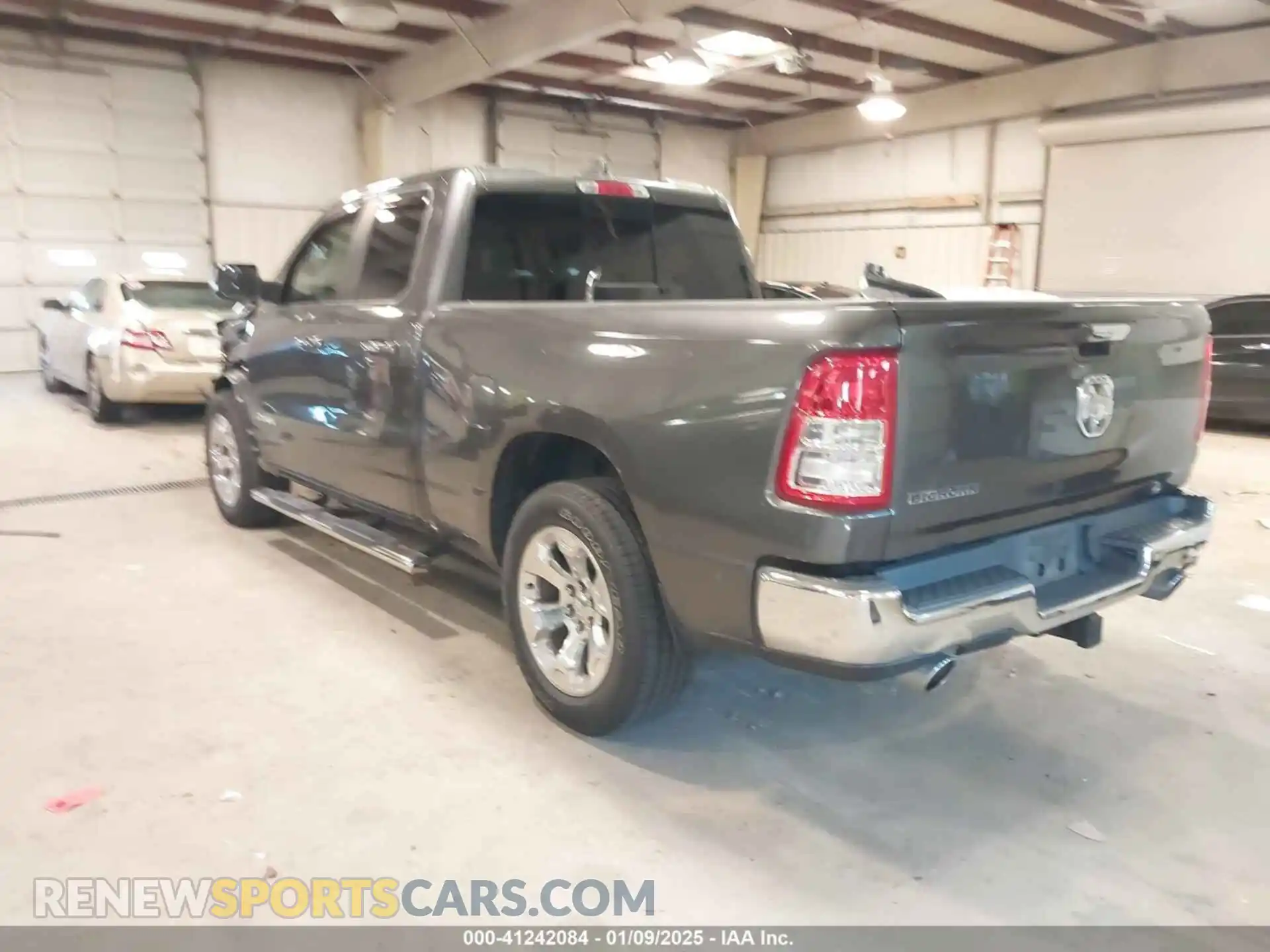 3 Photograph of a damaged car 1C6RREBT9KN617833 RAM 1500 2019