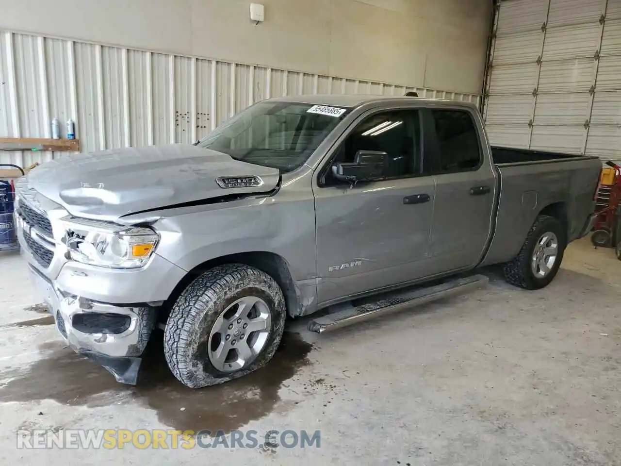 1 Photograph of a damaged car 1C6RRECT7KN745812 RAM 1500 2019