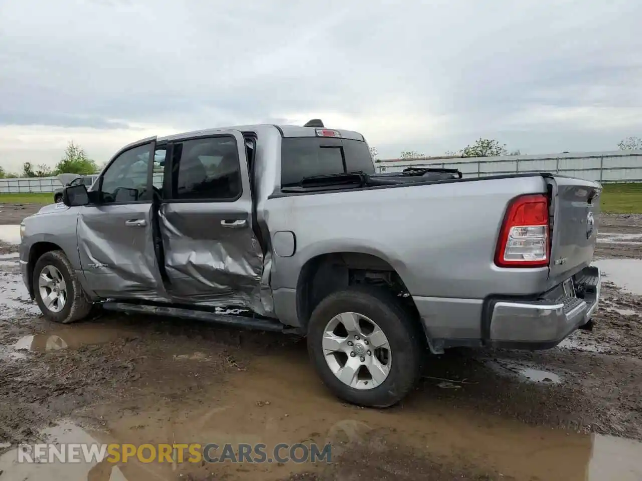 2 Photograph of a damaged car 1C6RREFG0KN751353 RAM 1500 2019