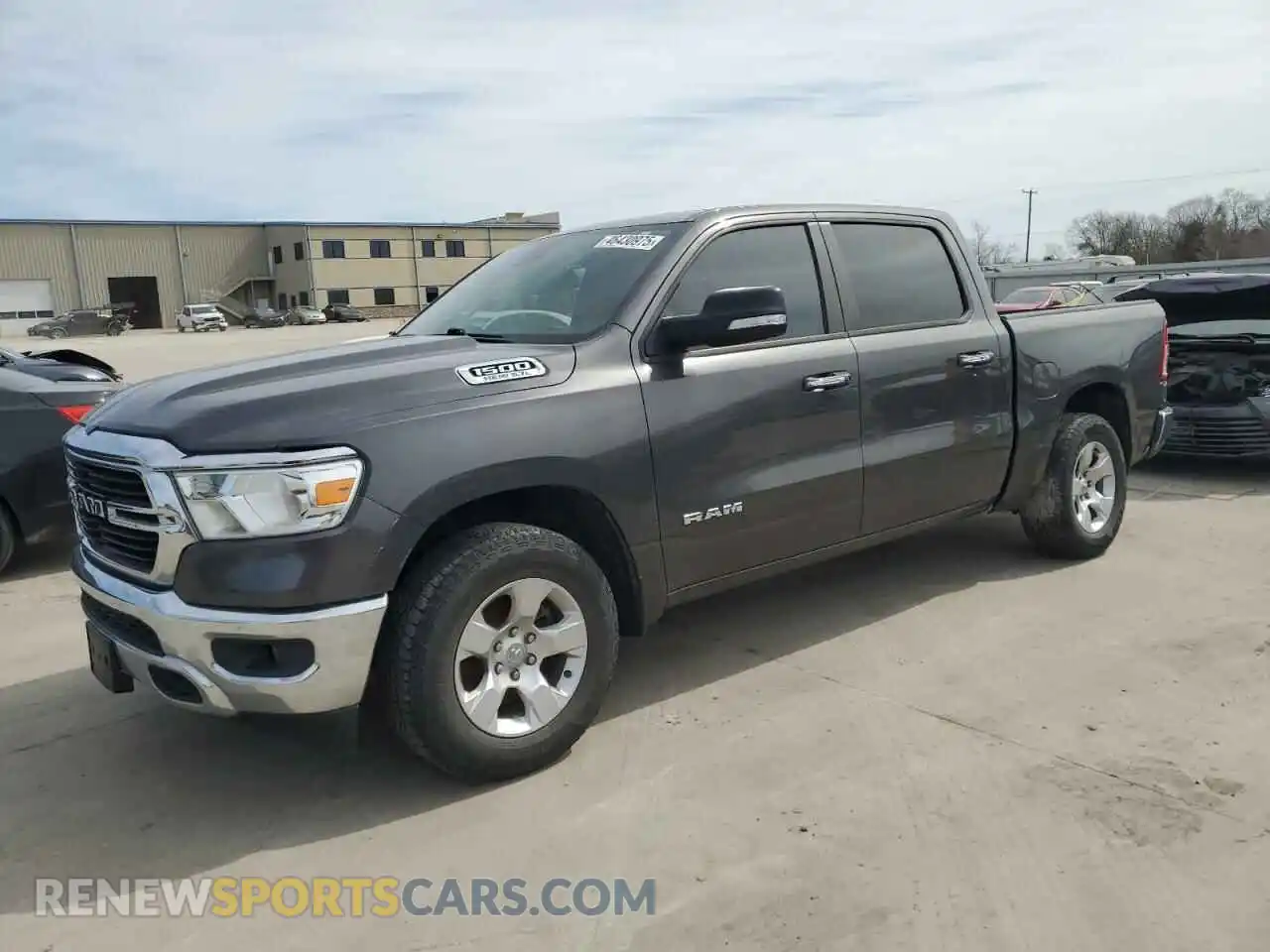 1 Photograph of a damaged car 1C6RREFT0KN745503 RAM 1500 2019