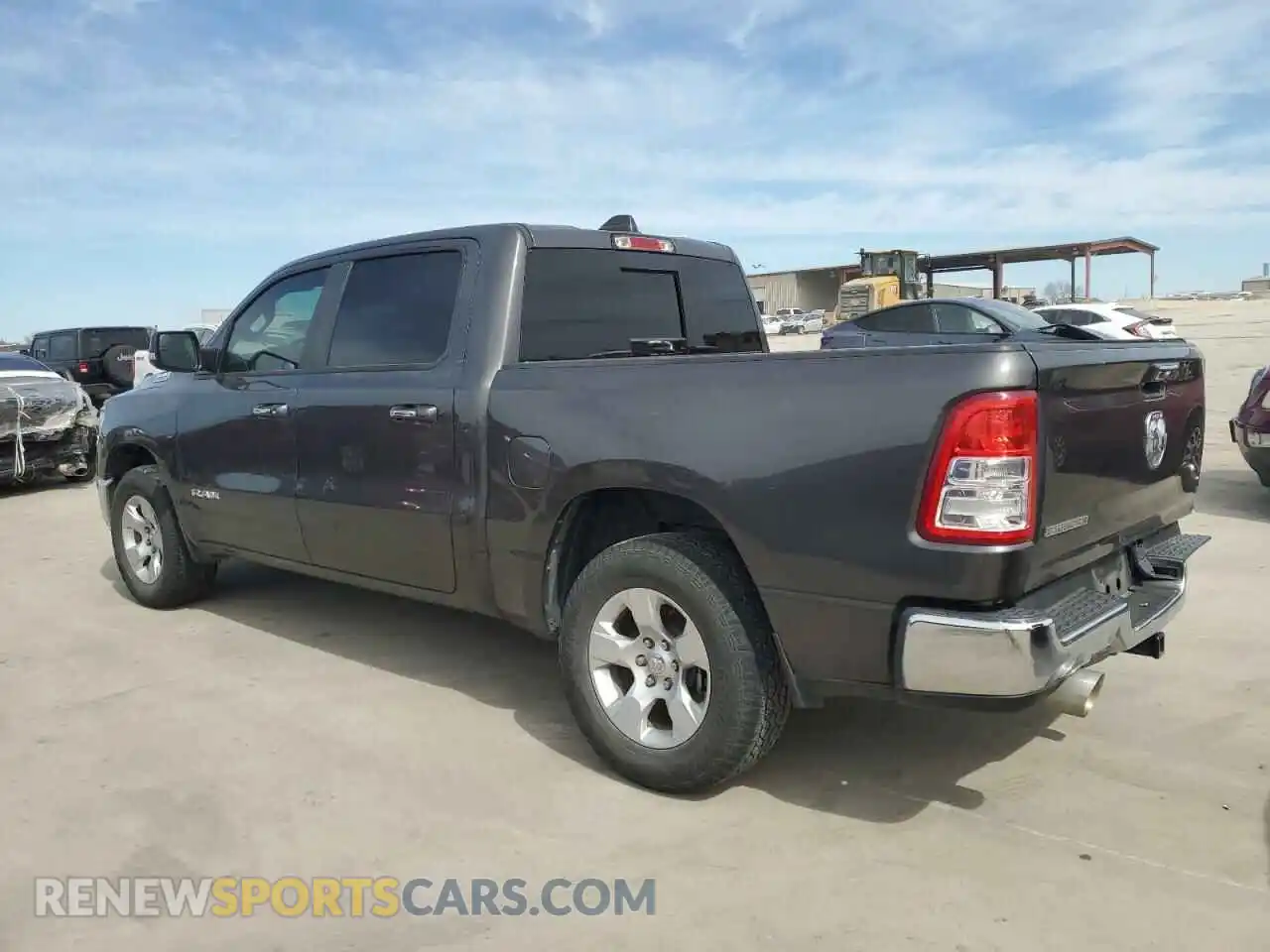 2 Photograph of a damaged car 1C6RREFT0KN745503 RAM 1500 2019