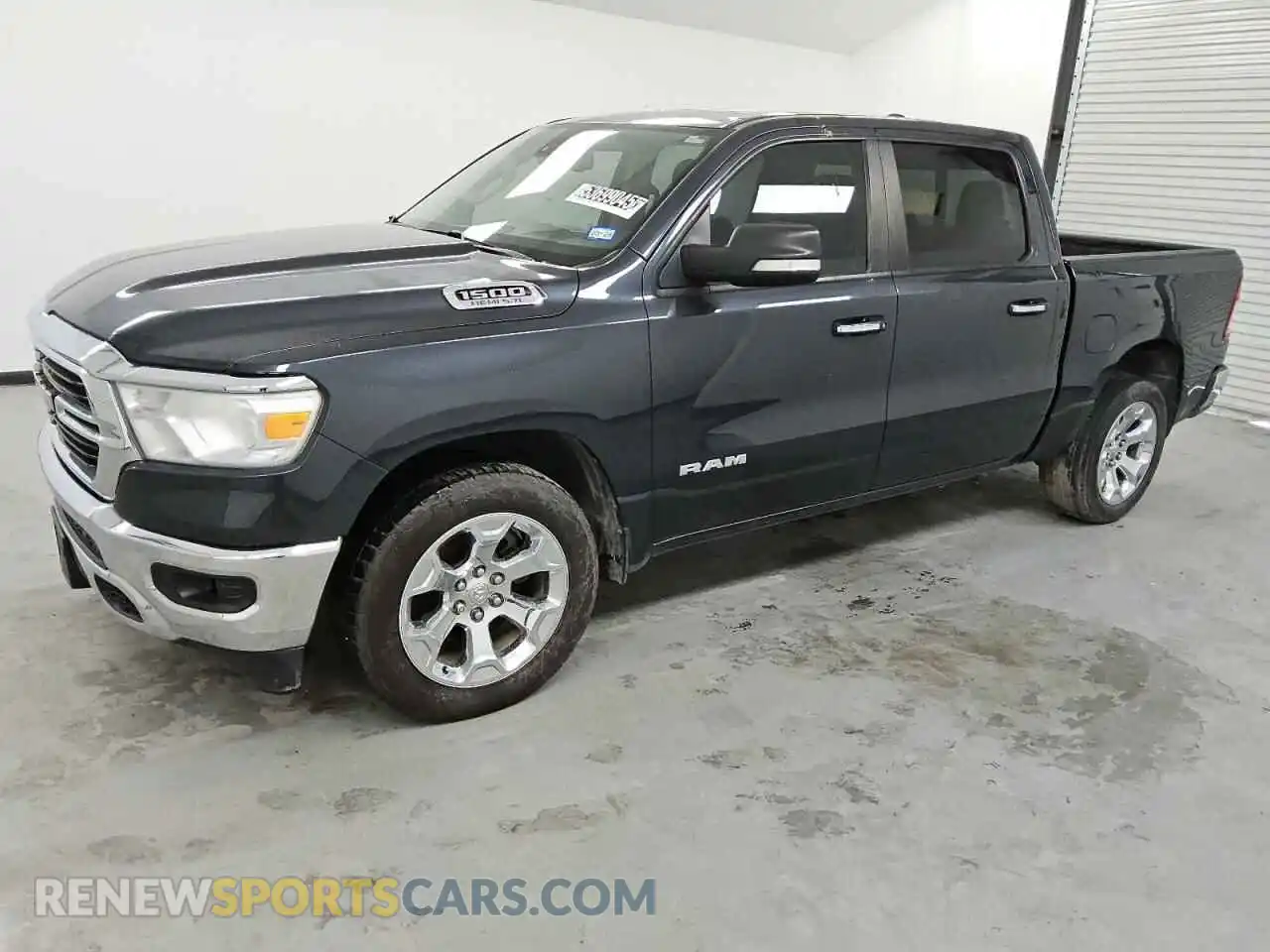 1 Photograph of a damaged car 1C6RREFT2KN706234 RAM 1500 2019