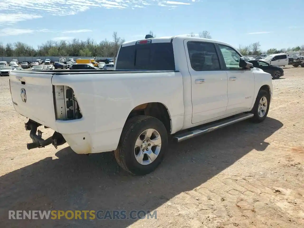 3 Photograph of a damaged car 1C6RREFT5KN660897 RAM 1500 2019