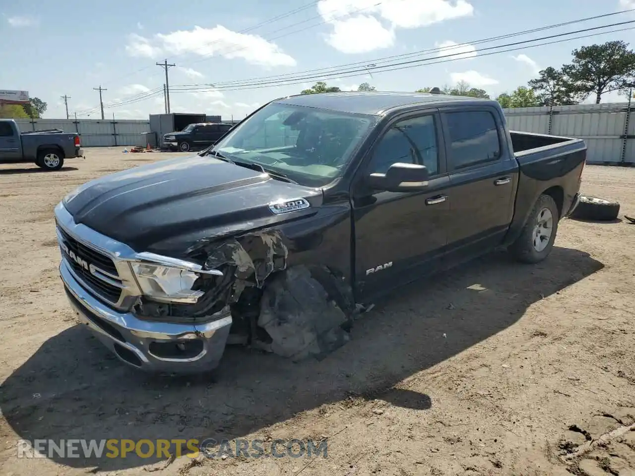 1 Photograph of a damaged car 1C6RREFT5KN684035 RAM 1500 2019