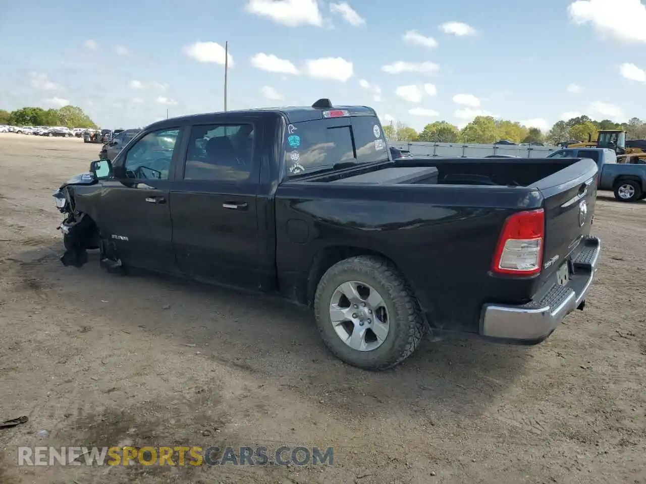 2 Photograph of a damaged car 1C6RREFT5KN684035 RAM 1500 2019