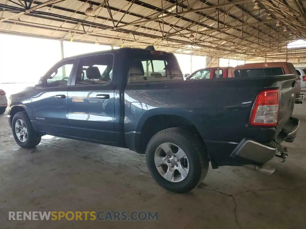 2 Photograph of a damaged car 1C6RREFT6KN769823 RAM 1500 2019