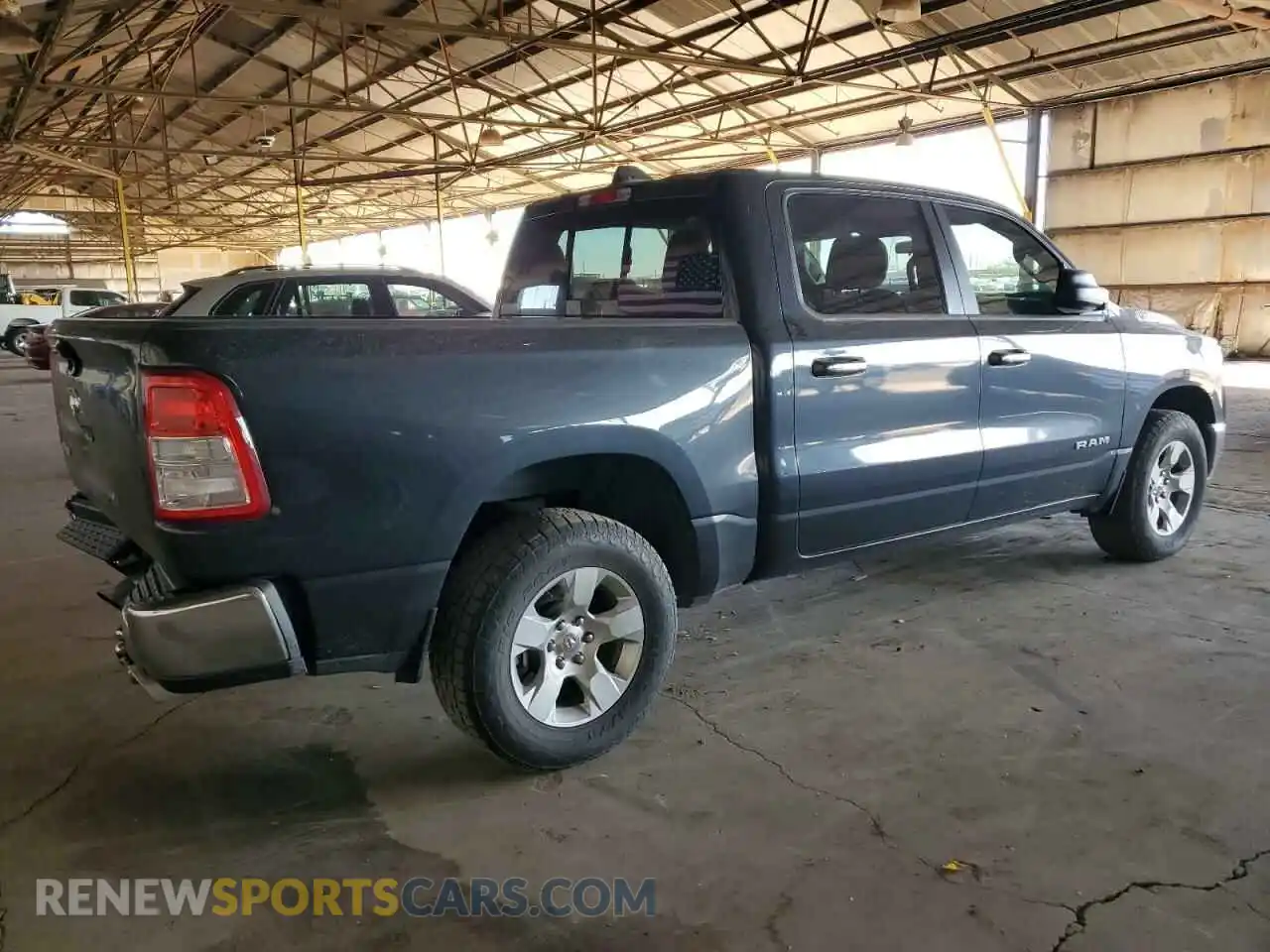 3 Photograph of a damaged car 1C6RREFT6KN769823 RAM 1500 2019