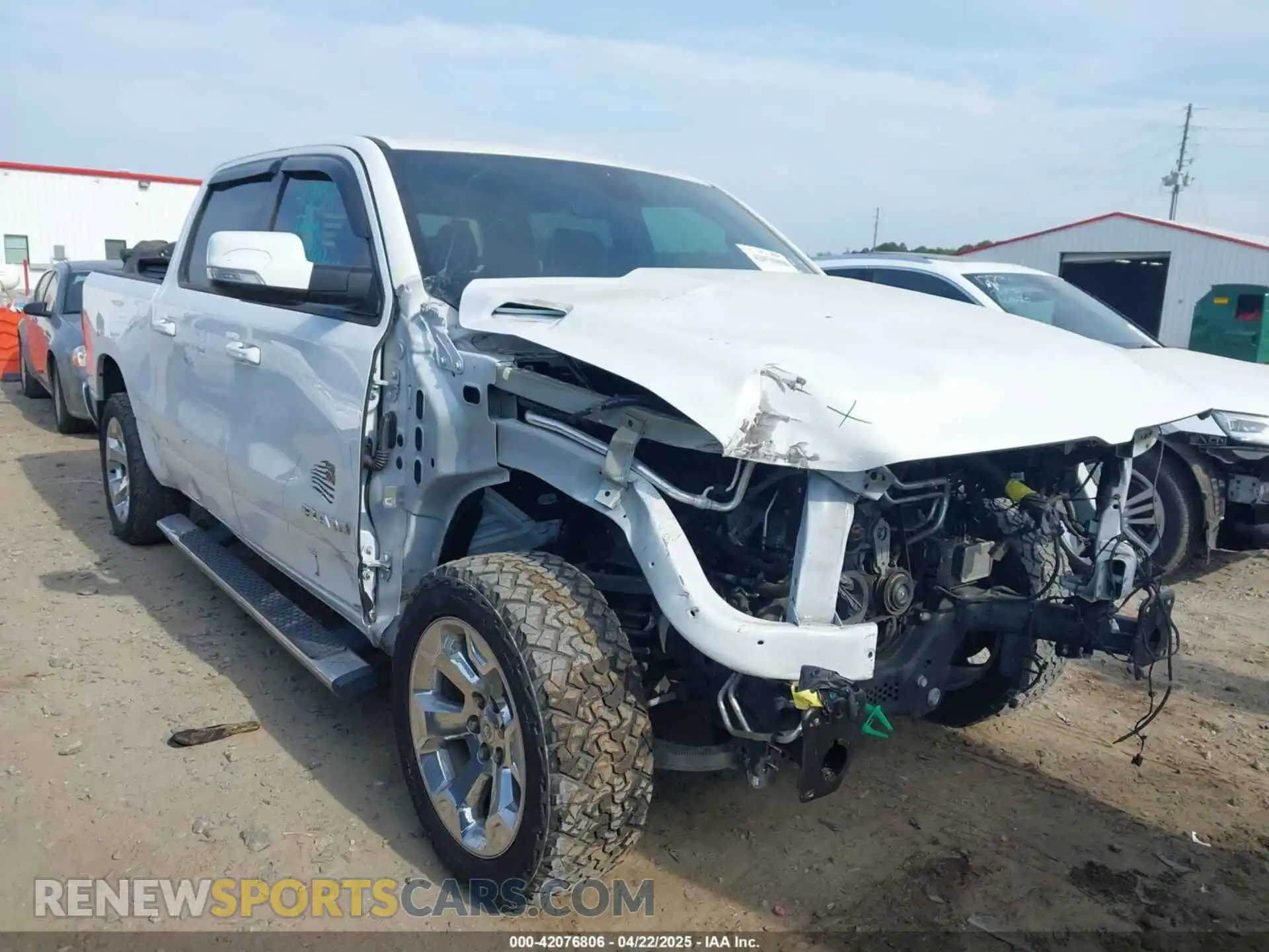 1 Photograph of a damaged car 1C6RREFT7KN880929 RAM 1500 2019