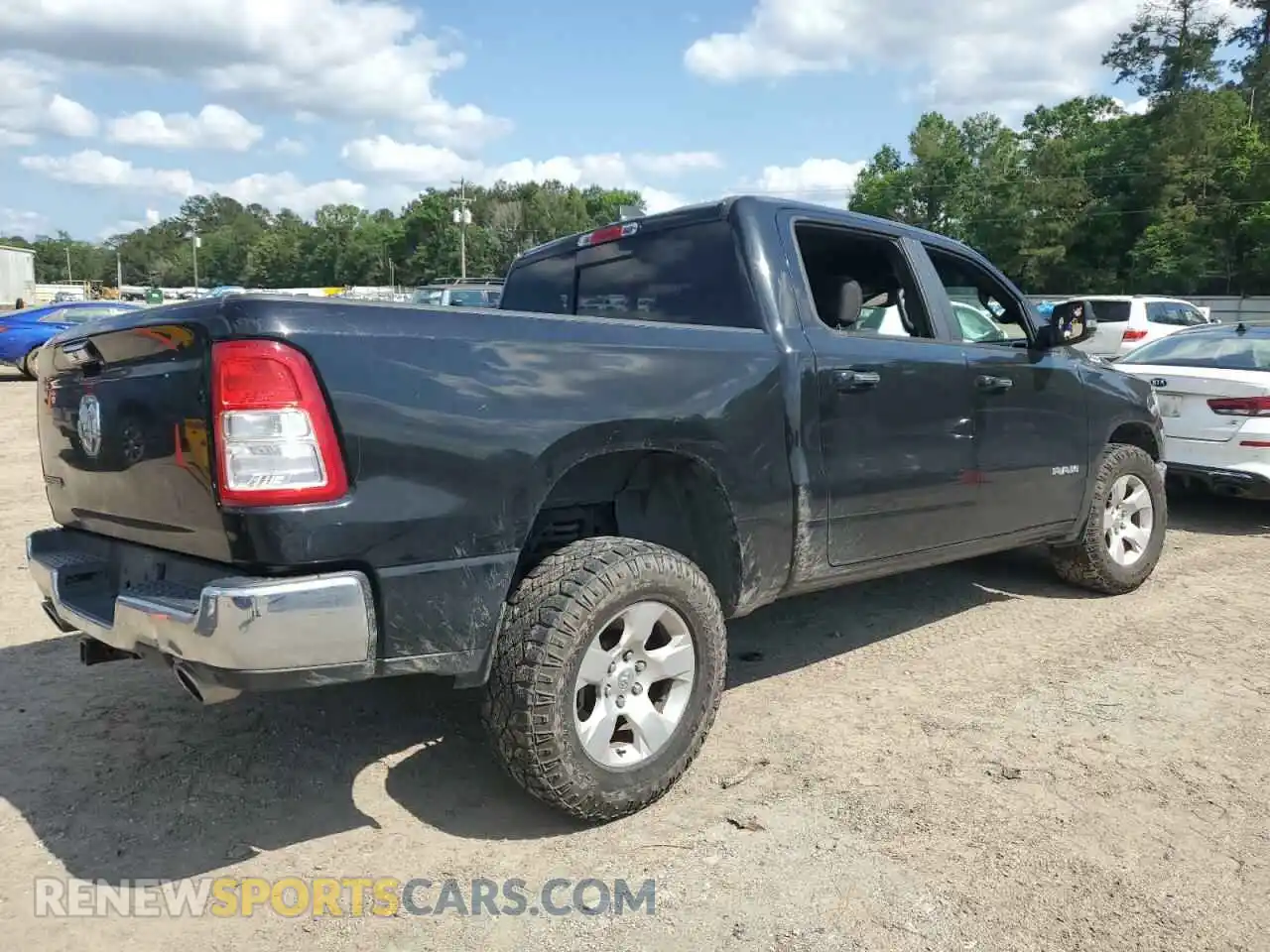 3 Photograph of a damaged car 1C6RREFT8KN851407 RAM 1500 2019