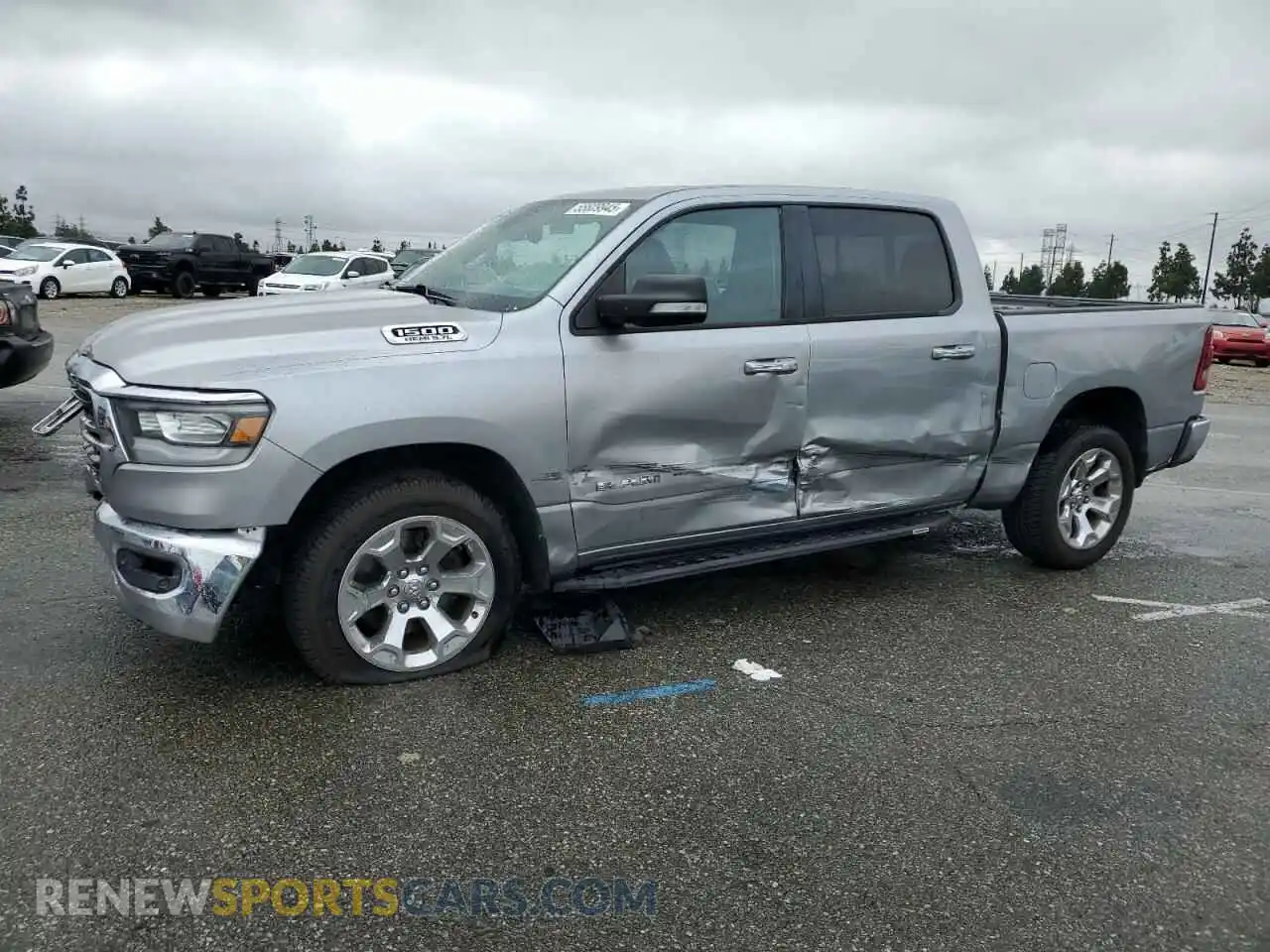 1 Photograph of a damaged car 1C6RREFT9KN508623 RAM 1500 2019