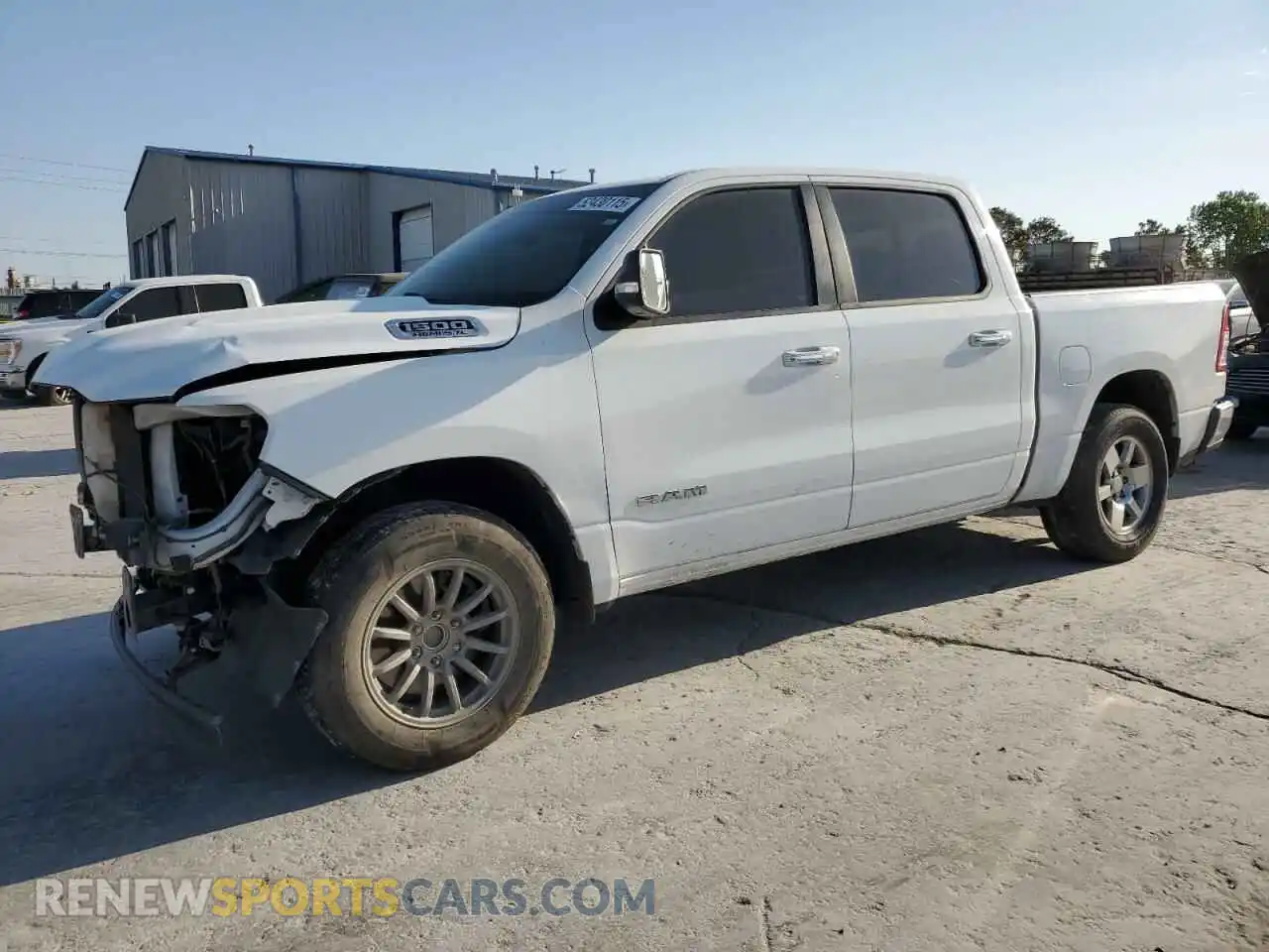 1 Photograph of a damaged car 1C6RREFT9KN601531 RAM 1500 2019