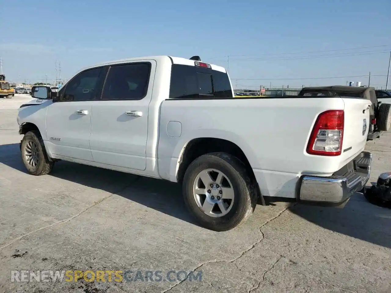 2 Photograph of a damaged car 1C6RREFT9KN601531 RAM 1500 2019
