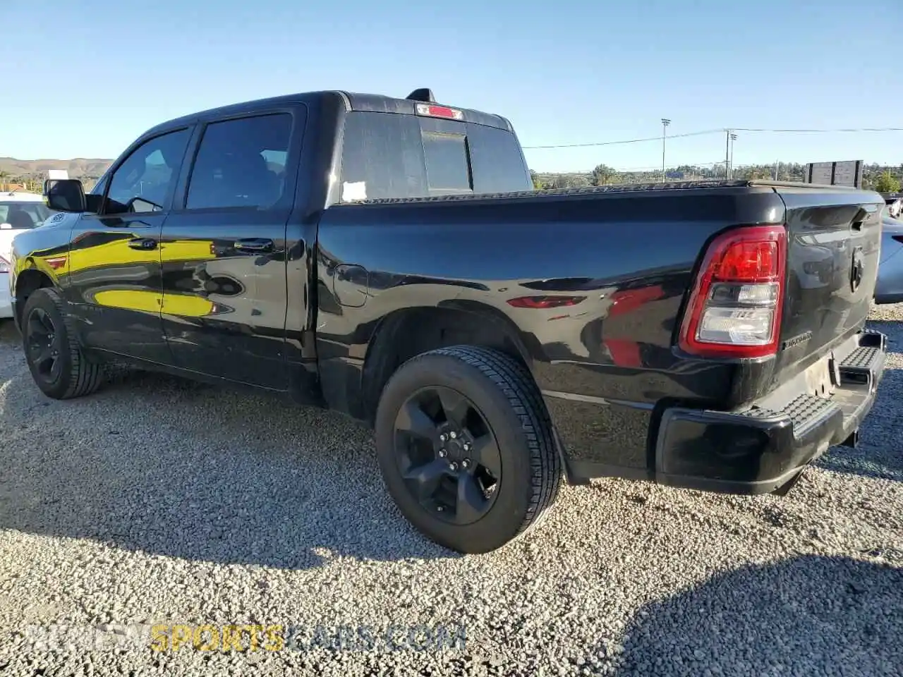 2 Photograph of a damaged car 1C6RREFT9KN740493 RAM 1500 2019