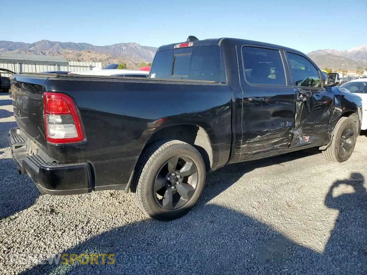 3 Photograph of a damaged car 1C6RREFT9KN740493 RAM 1500 2019