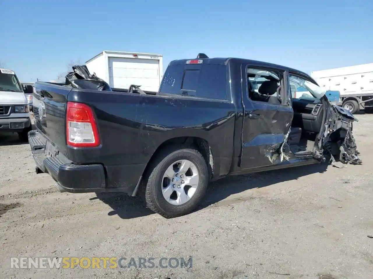 3 Photograph of a damaged car 1C6RREFTXKN642413 RAM 1500 2019