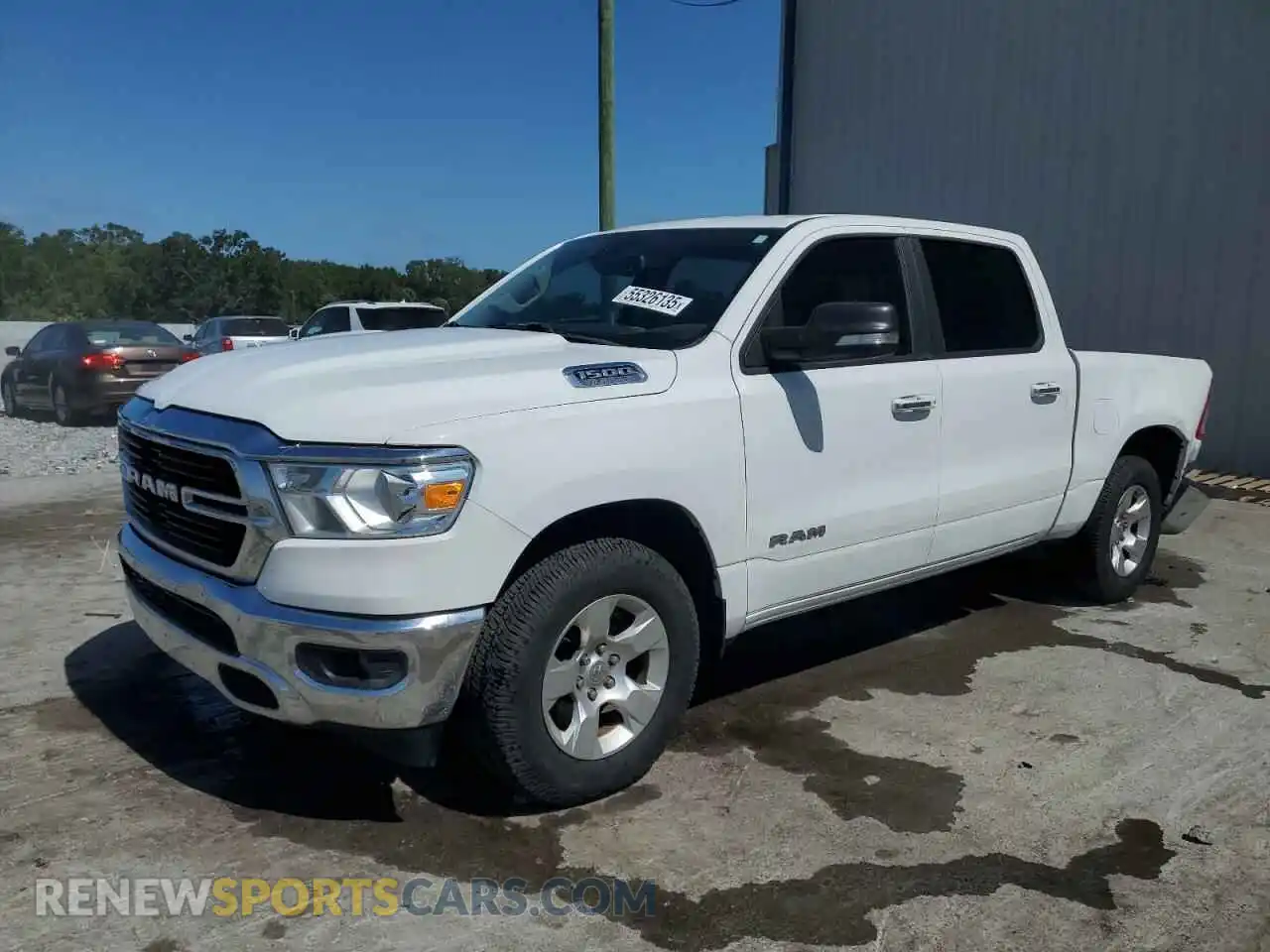1 Photograph of a damaged car 1C6RREFTXKN650995 RAM 1500 2019