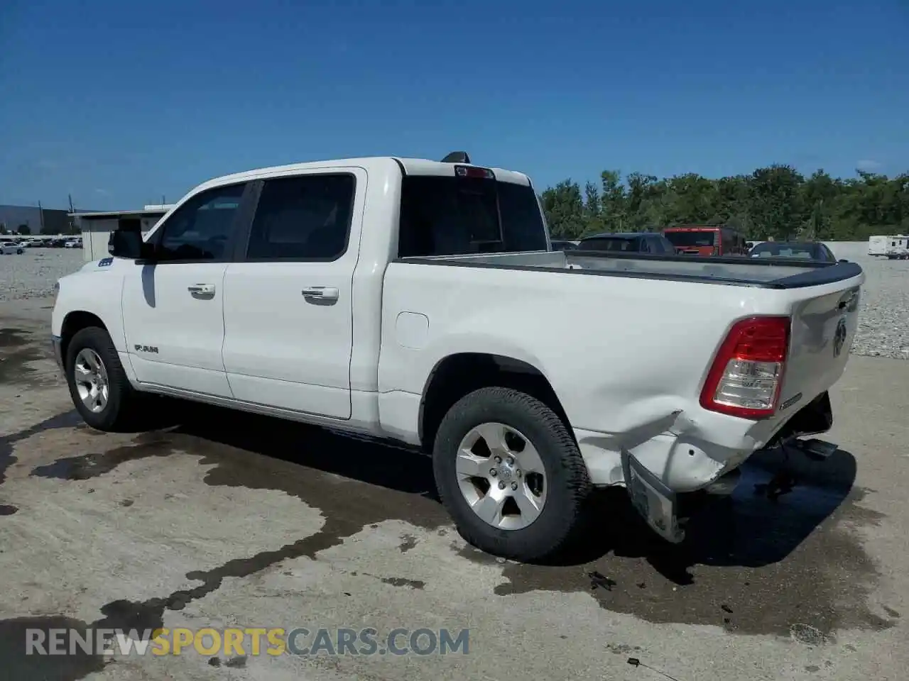 2 Photograph of a damaged car 1C6RREFTXKN650995 RAM 1500 2019